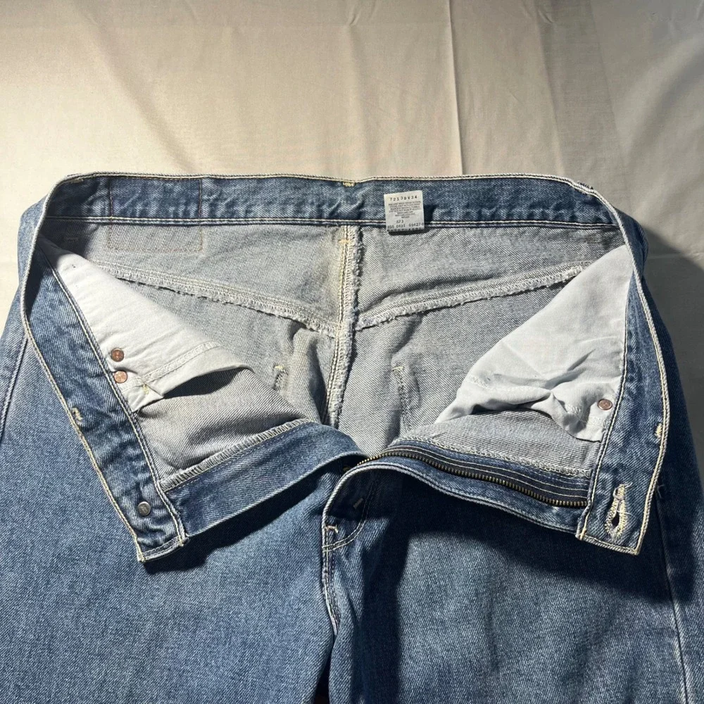 Levi's Jeans 550 Mens 36x30 Blue Denim Relaxed Fit Vintage 90s Style